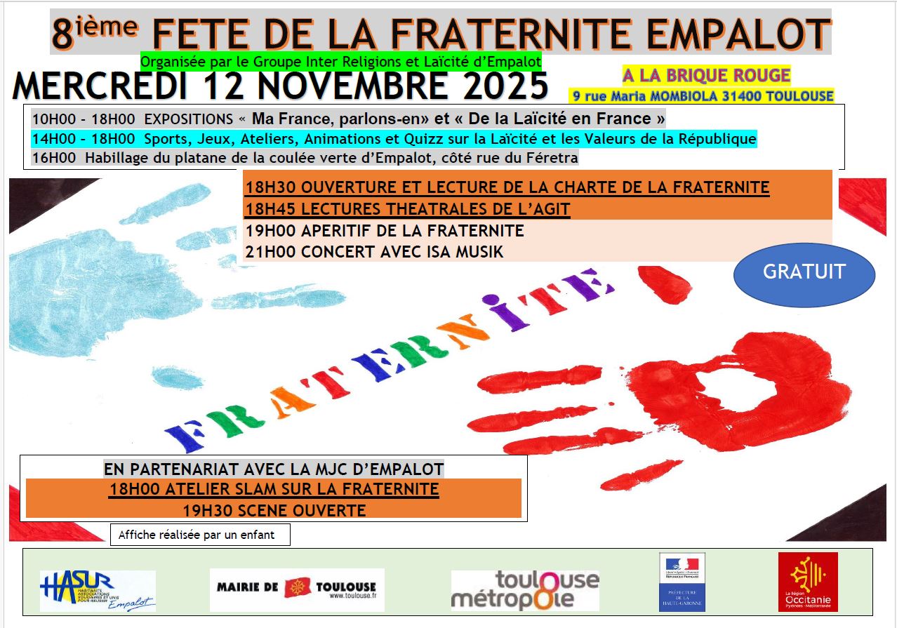 Programme détaillé Le programme détaillé sur l'affiche de l’événement réalisée par des enfants